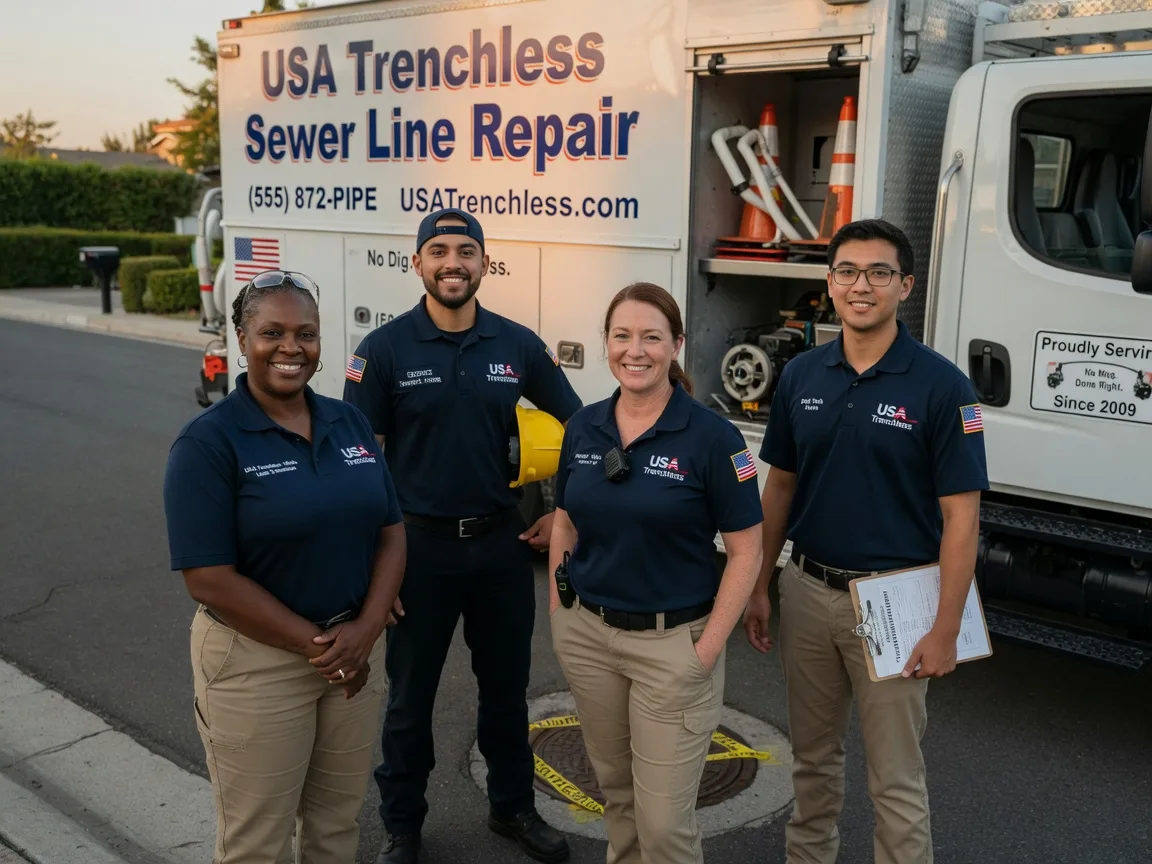 Sewer Line Repair company in Oak Ridge, LA